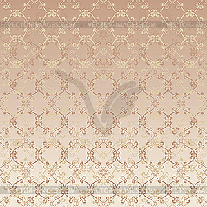 Floral design beige - vector clipart