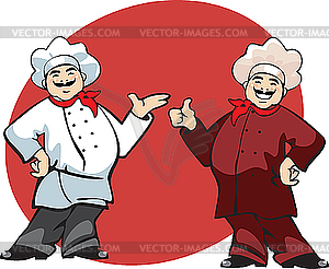 Cook cartoon - vector image