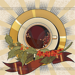 Coffee cup - vector clip art
