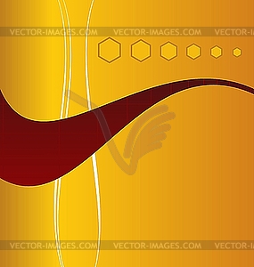 Gold abstract background - vector clipart