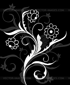 Flower background - vector image