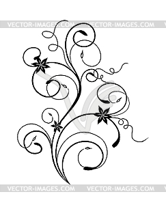 Floral element - vector clipart