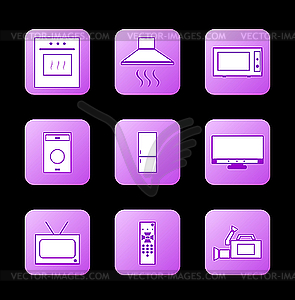 Icon appliances - vector clip art