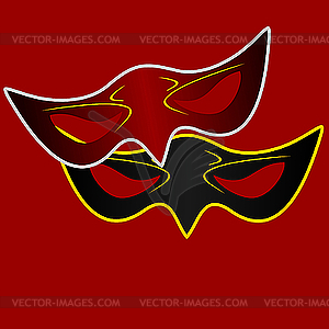 Carnivals masks - vector image