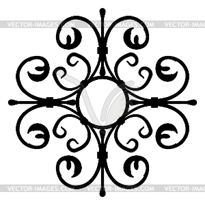 Shod ornate - vector image