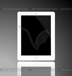 Tablet computer - vector clipart / vector image