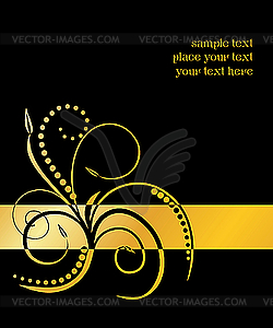 Luxurious invitation card - vector clip art