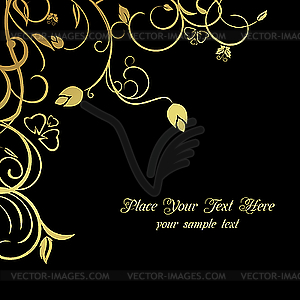 Floral background - vector clip art