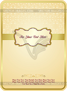 Wedding card - vector clipart