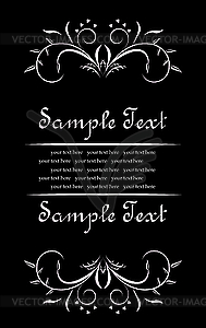 Vintage template - vector clipart / vector image