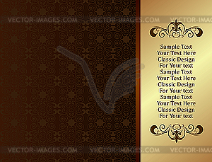 Luxury background for design - vector EPS clipart