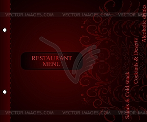 Restaurant menu - royalty-free vector image