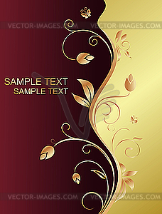 Floral background - vector clipart