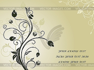 Floral background - vector image