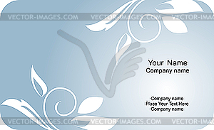 Template card company label with name - vector EPS clipart