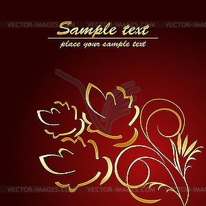 Luxury card or invitation - vector clip art