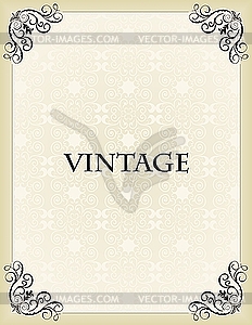 Vintage frame - vector EPS clipart