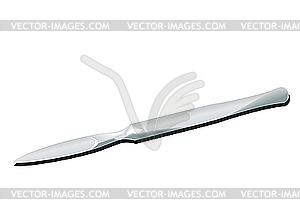 Realistic scalpel on white - vector image