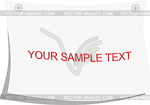 Note pad - vector clipart