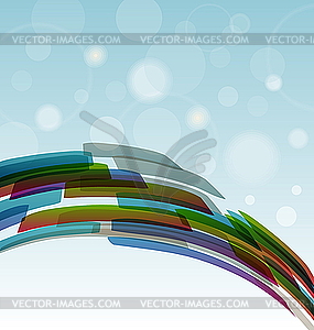 Tehnology background light blue - vector clipart / vector image
