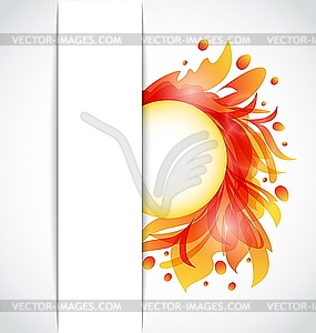 Colorful floral transparent background - vector clipart