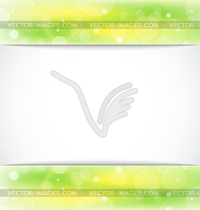 Eco light background with copy space - vector clip art