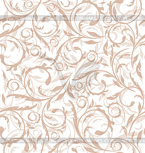 Excellent seamless floral background, pattern for - vector clipart