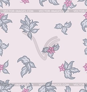 Cute flower vintage seamless background - royalty-free vector image