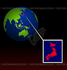 Global radioactive biohazard - vector clipart / vector image