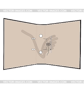 Open folder - vector clipart