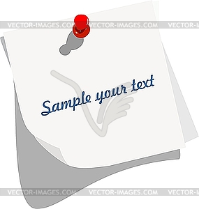 Note pad - vector clip art