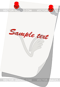 Note pad - vector image