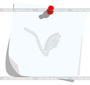 Note pad - vector image