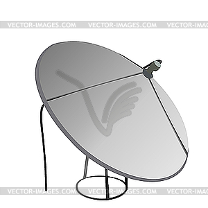 Satellite antenna - vector clip art