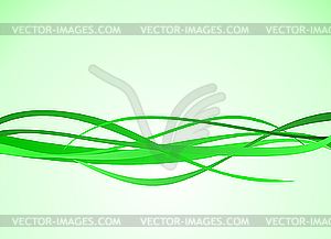 Abstract green background - vector image