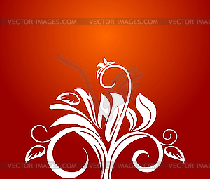 Floral background - vector image