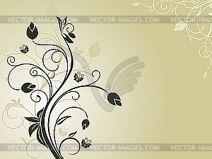 Floral background - vector image