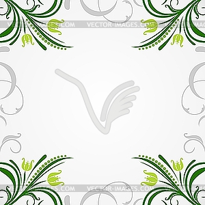 Floral background - vector image