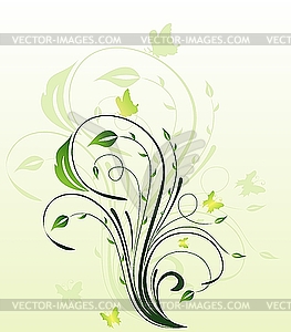 Floral background - vector clipart