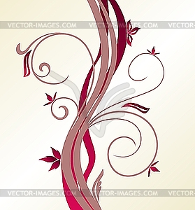 Abstract floral background - vector image