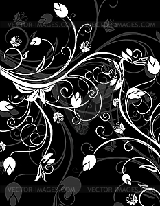 Floral background - vector image