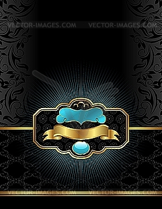 Golden luxury background - vector clipart