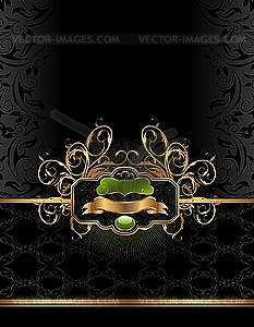 Golden luxury background - vector image