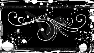 Ornate grunge for design - vector image