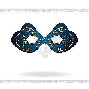  realistic carnival or theater mask - vector clip art