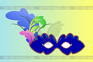  carnaval mask - vector clipart