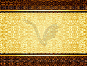 Gold background for design - vector clipart