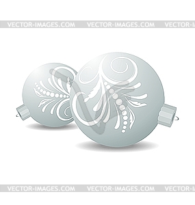 Christmas balls - vector clipart