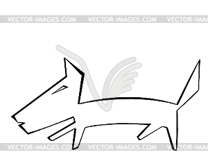 Dog - vector image