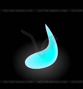 Капли nighet - векторное изображение клипарта